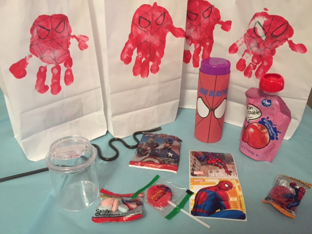 spiderman goody bag